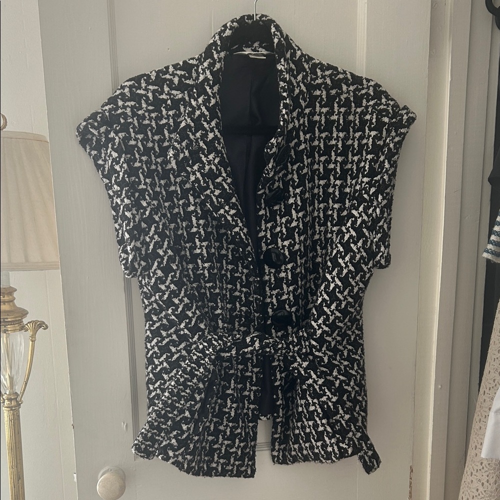 Christopher & Banks Black and White Jacket